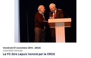 RENE HANTZBERG ET LE FCGL A L'HONNEUR